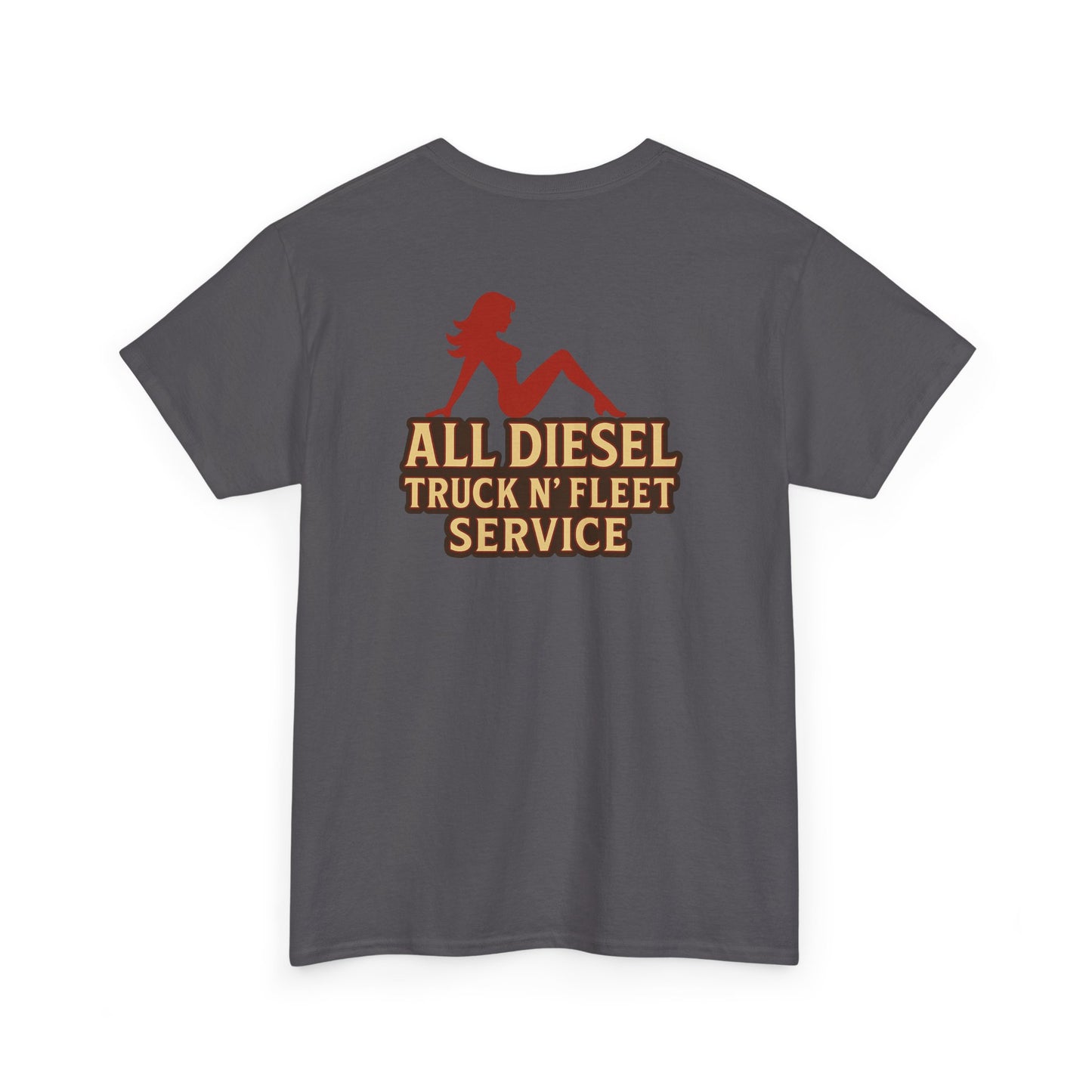 All Diesel Truck N' Fleet Service Mudflap Girl T
