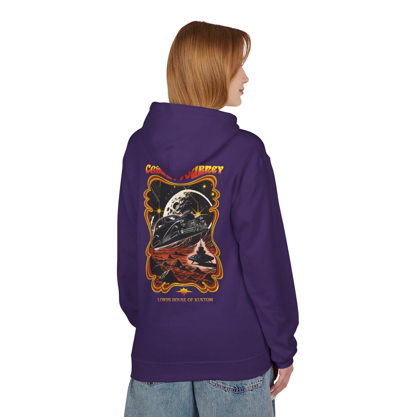 Cosmic Journey Midweight Softstyle Fleece Hoodie