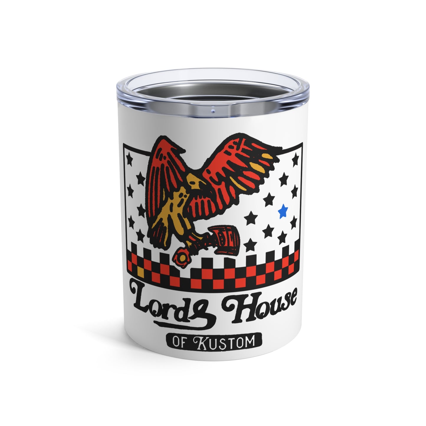Cool Custom 10oz Tumbler – 'Lord's House of Kustom' Design for Stylish Sipping