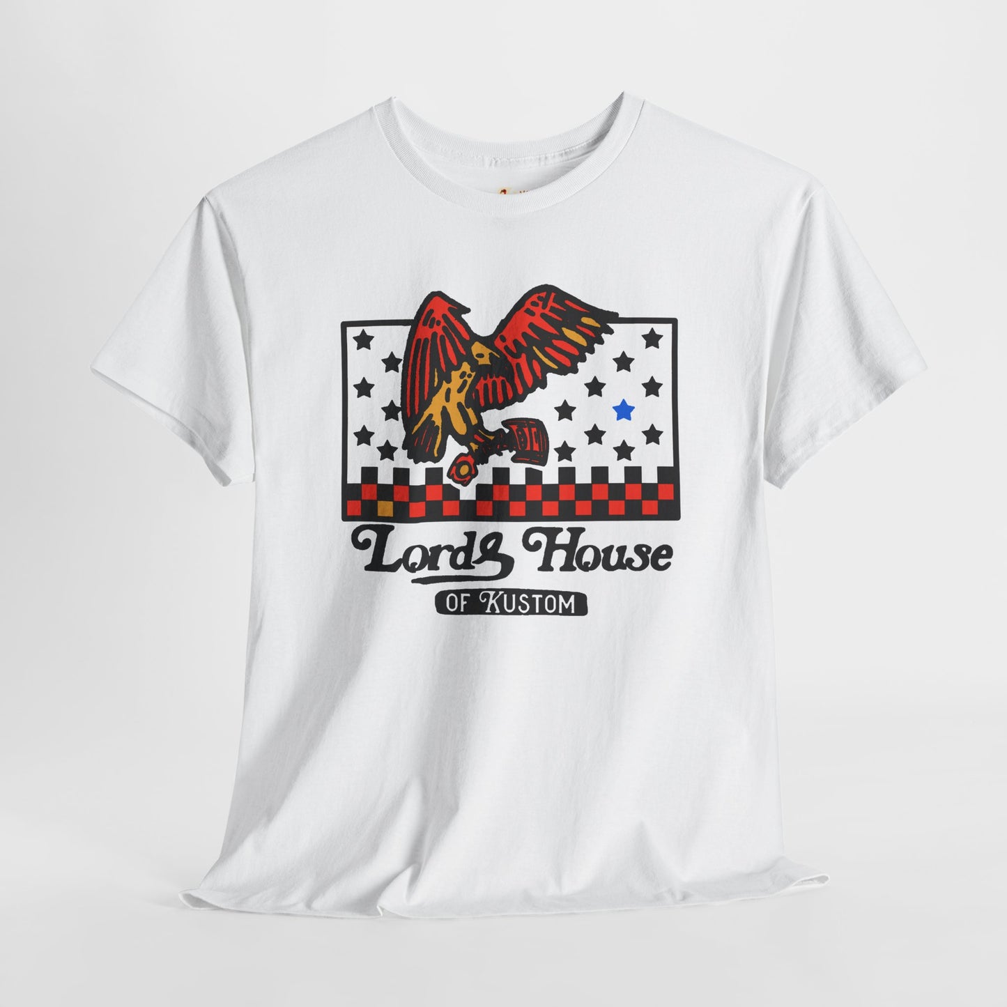 Lord's House of Kustom Unisex Heavy Cotton Tee - Bold Eagle Design T-Shirt