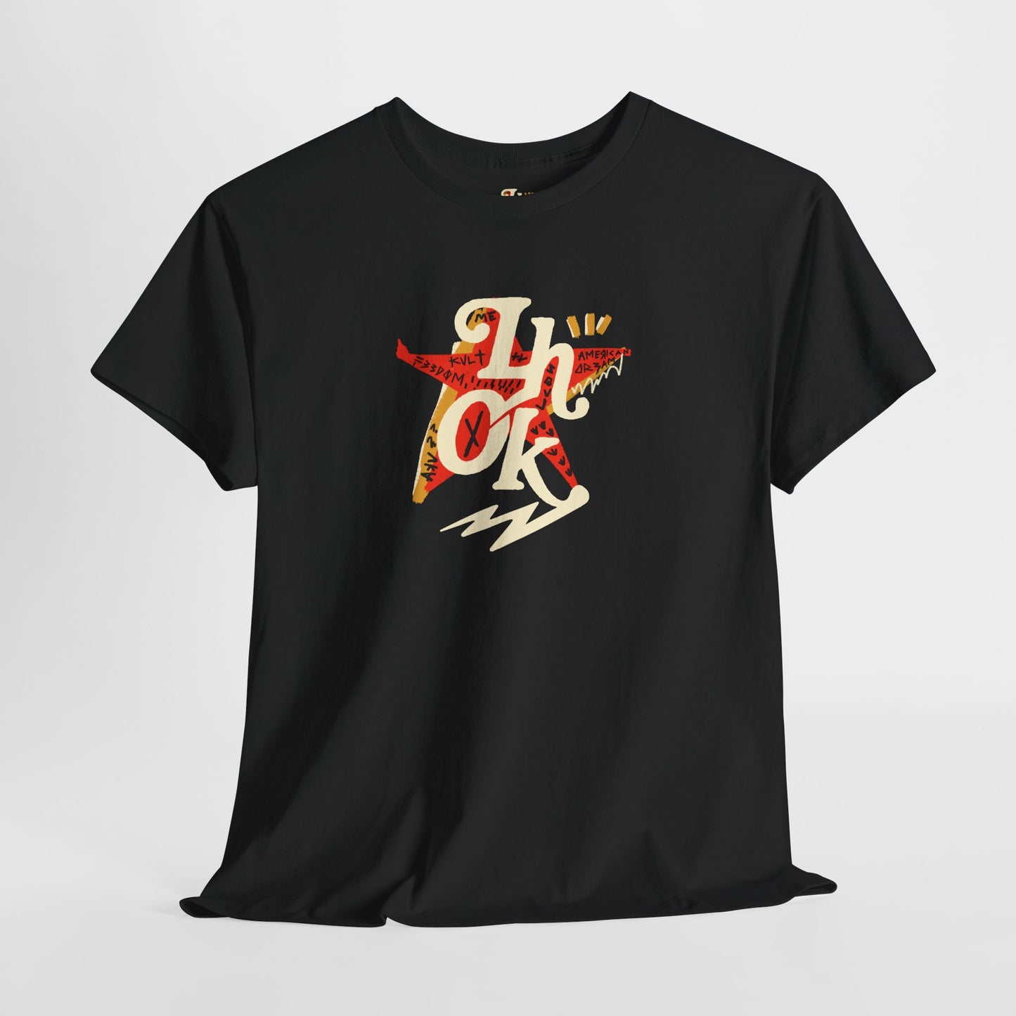 Unisex Heavy Cotton Tee - Bold Motorcycle Graphic Tee