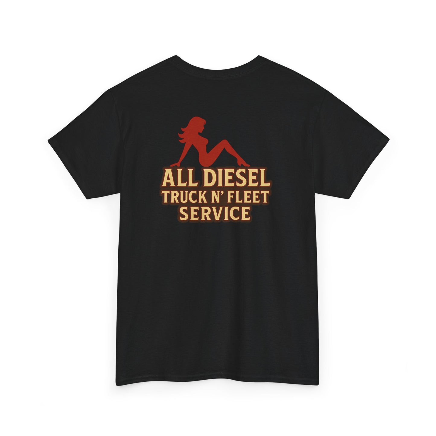 All Diesel Truck N' Fleet Service Mudflap Girl T