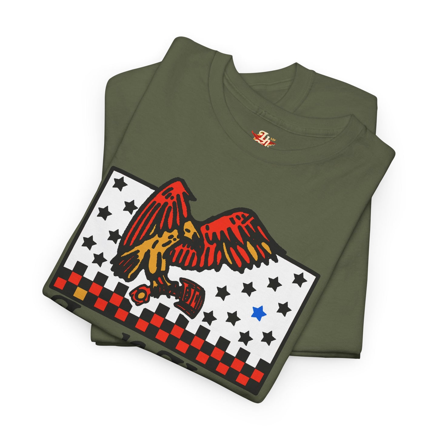 Lord's House of Kustom Unisex Heavy Cotton Tee - Bold Eagle Design T-Shirt