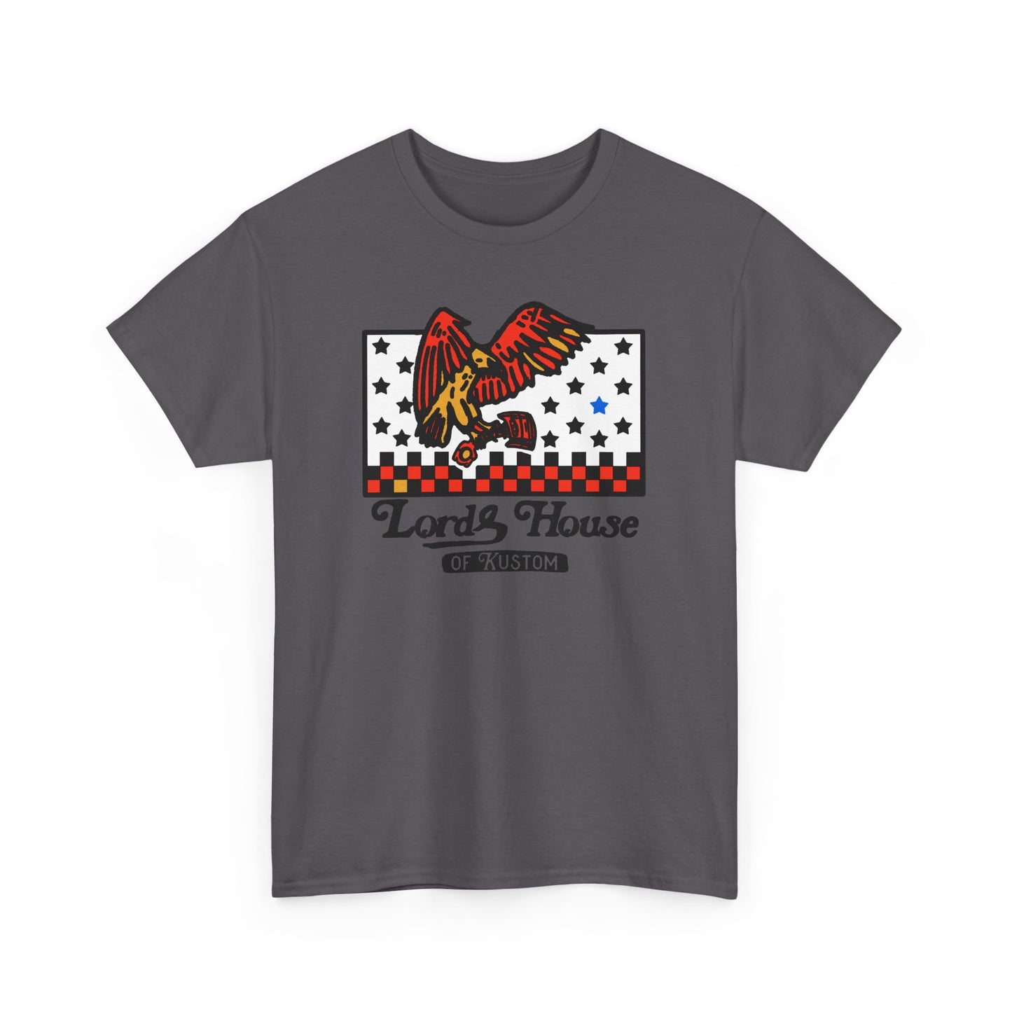 Lord's House of Kustom Unisex Heavy Cotton Tee - Bold Eagle Design T-Shirt