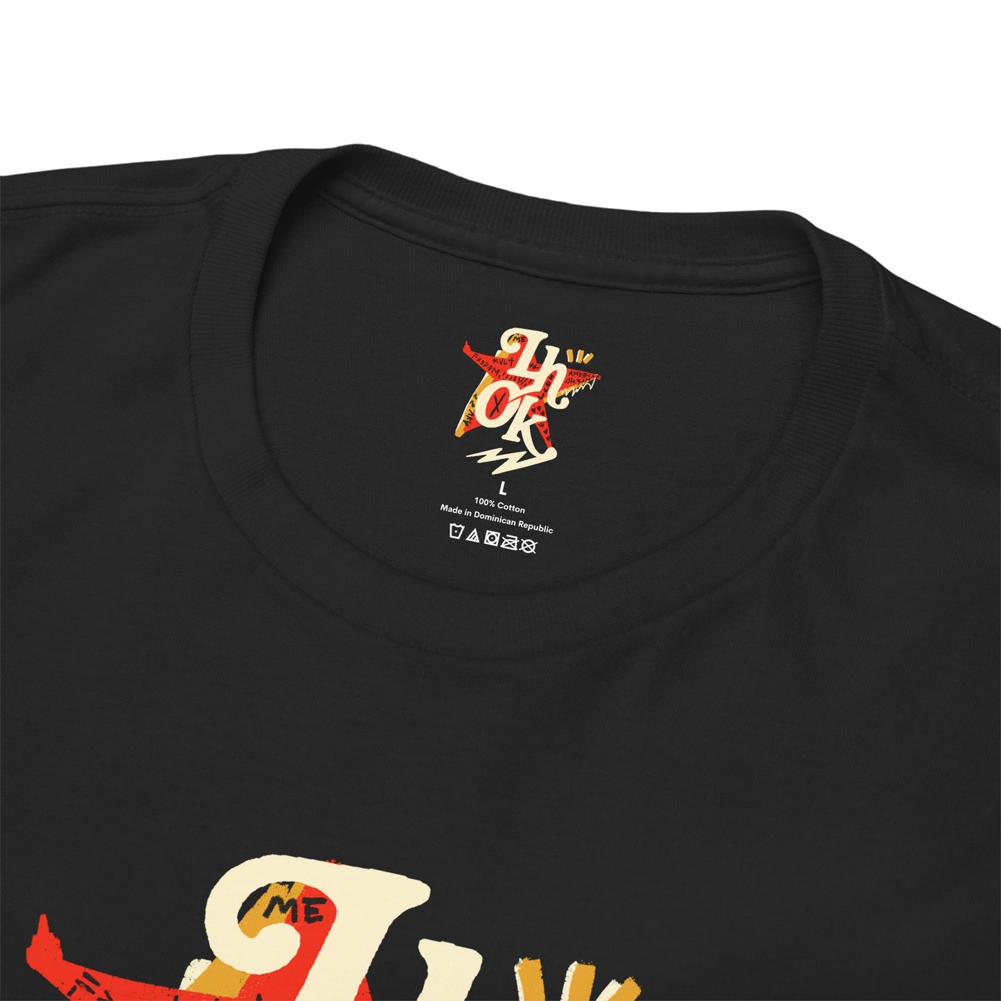 Unisex Heavy Cotton Tee - Bold Motorcycle Graphic Tee