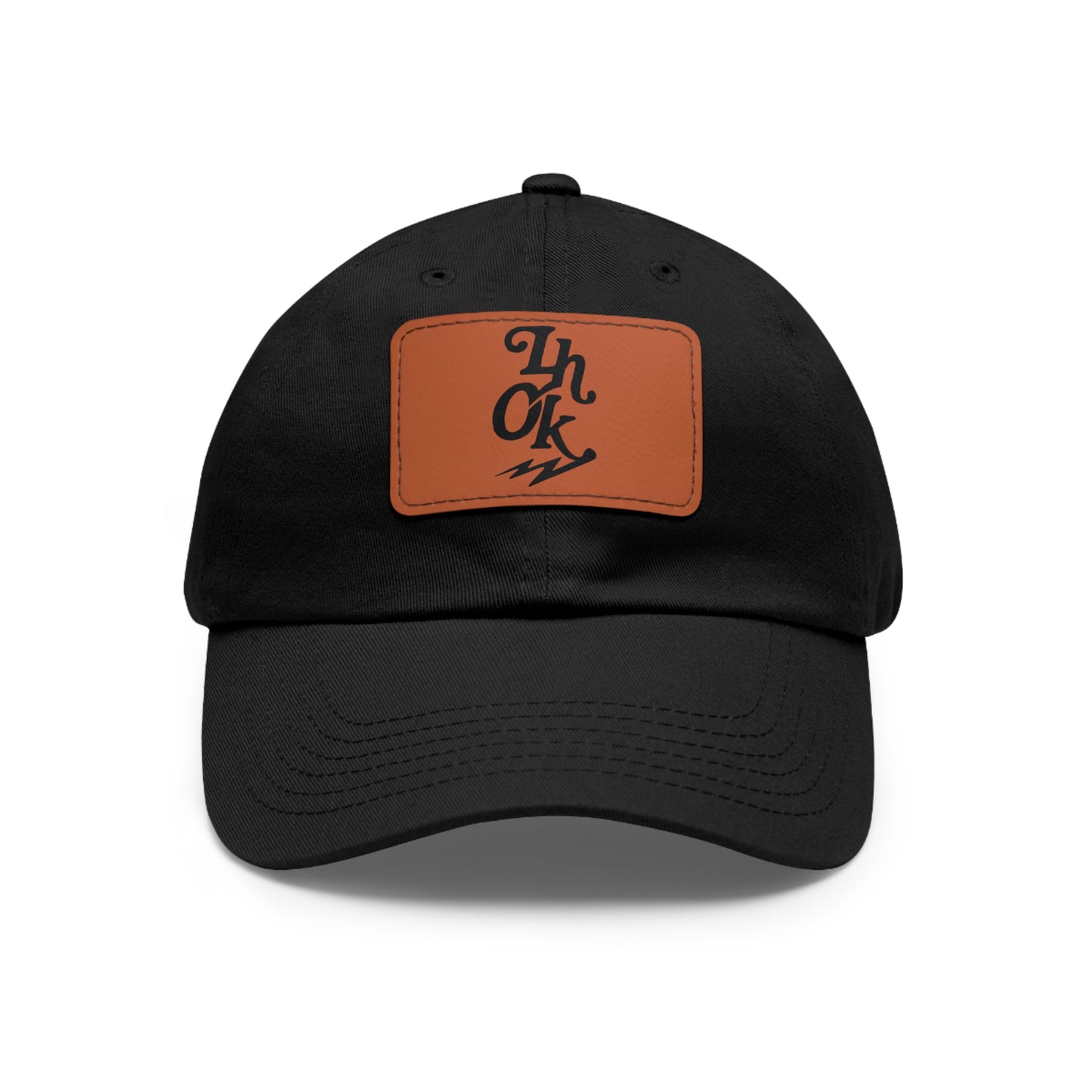 L.H.O.K. Leather patch hat