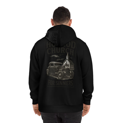 Hotrod Church for Sinners Hoodie Workout Hoodie