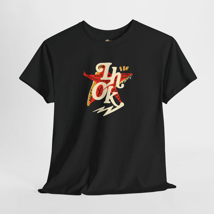 Unisex Heavy Cotton Tee - Bold Motorcycle Graphic Tee