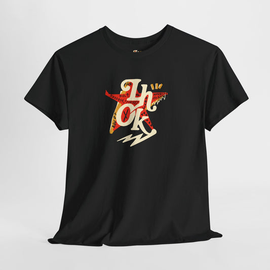 Unisex Heavy Cotton Tee - Bold Motorcycle Graphic Tee
