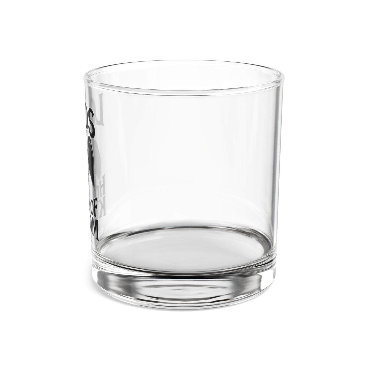 Lords House of Kustom, Whiskey Tumbler, Barware Gift, Custom Engraved Glass, Home Bar Decor