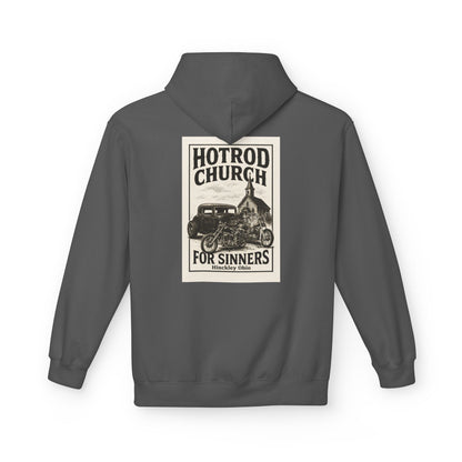 Hotrod Church for Sinners Midweight Softstyle Fleece Hoodie