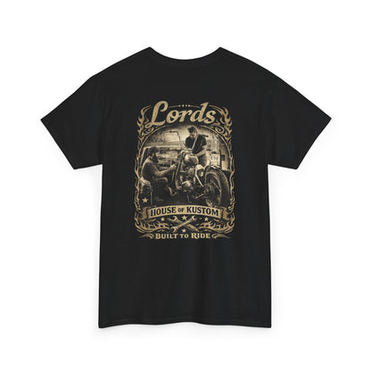 L.H.O.K. Built to ride Unisex Heavy Cotton Tee