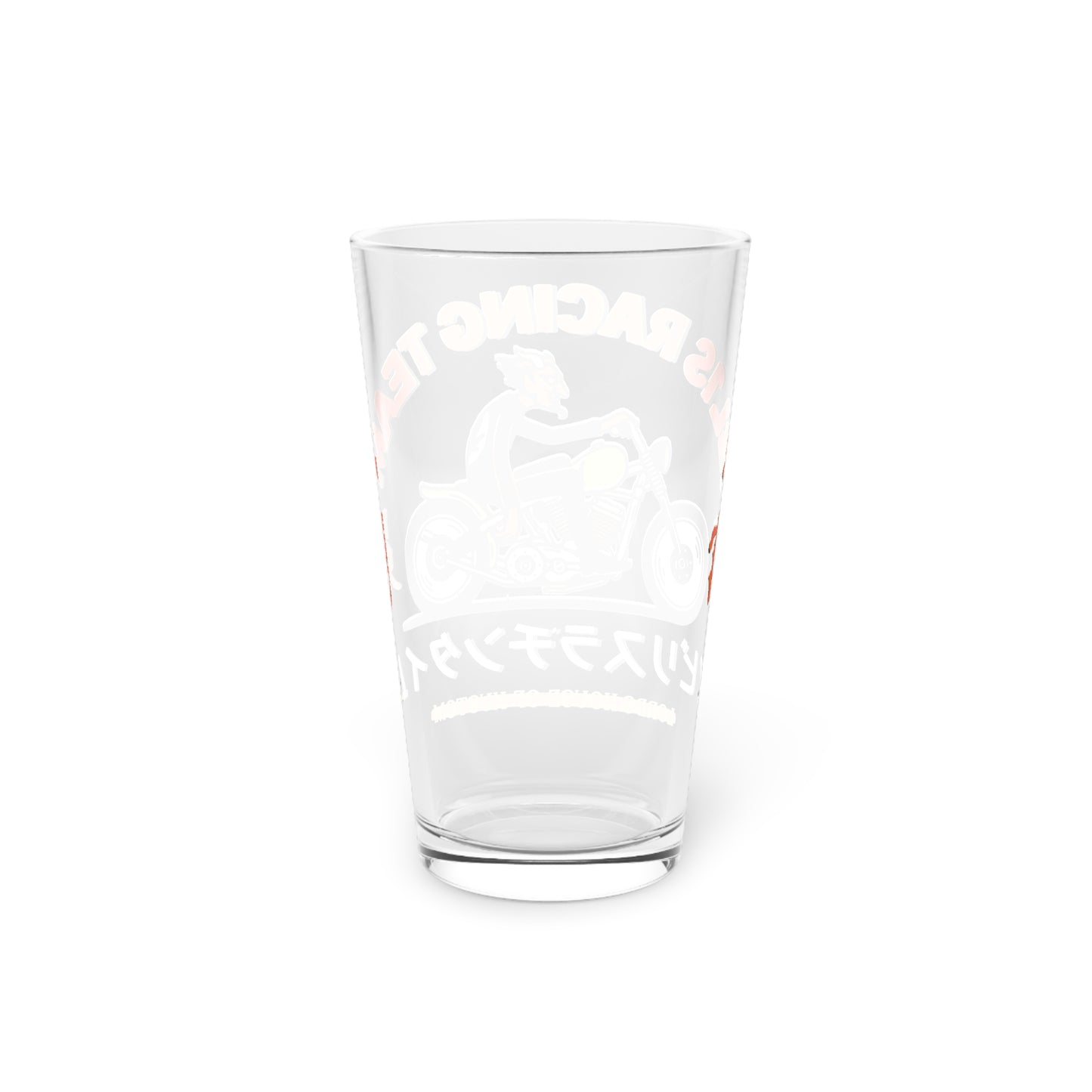 Ibilis Racing Team Pint Glass, 16oz