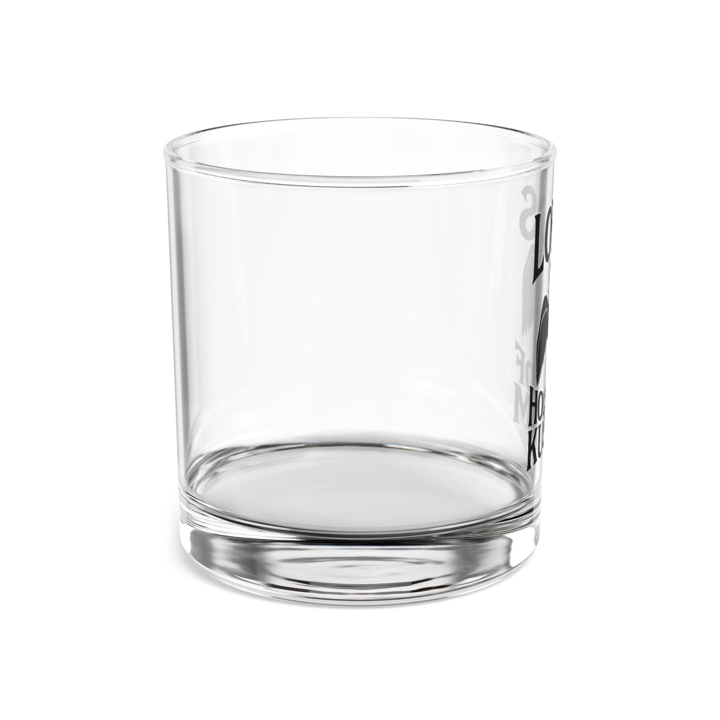 Lords House of Kustom, Whiskey Tumbler, Barware Gift, Custom Engraved Glass, Home Bar Decor