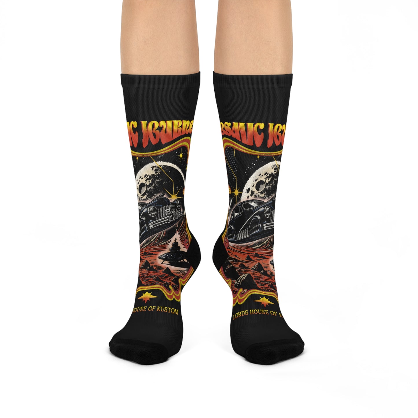 L.H.O.K. Cushioned Crew Socks (black)