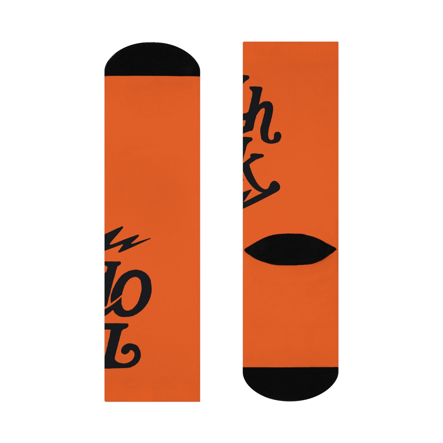 L.H.O.K. Cushioned Crew Socks (orange)