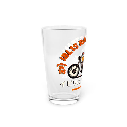 Ibilis Racing Team Pint Glass, 16oz