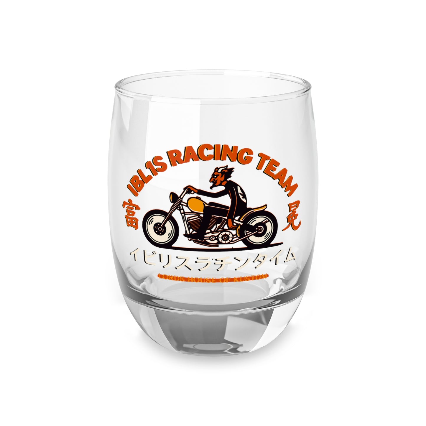 Ibilis Racing Team Whiskey Glass