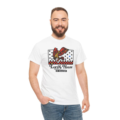 Lord's House of Kustom Unisex Heavy Cotton Tee - Bold Eagle Design T-Shirt