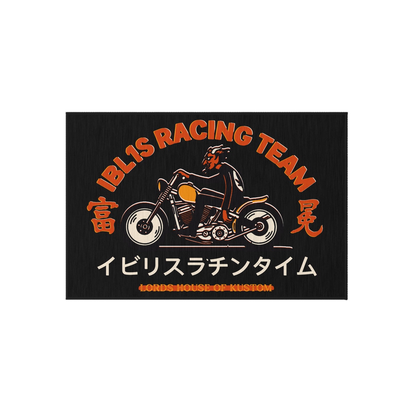 Iblis Racing Team Outdoor Rug