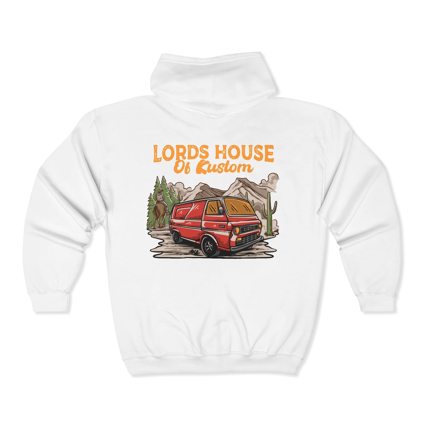 L.H.O.K. Econolife Unisex Heavy Blend™ Full Zip Hooded Sweatshirt